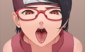 Sarada Uchiha Beautiful Face Waiting by Miru | Naruto (Boruto) Hentai 7