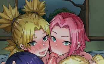 Sakura, Ino, Hinata, Temari and One Monster Cock by Bowsey | Naruto Hentai 21