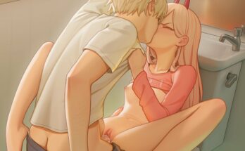 Denji X Power Toilet Sex by bartolomeobari | Chainsaw Man Hentai 7