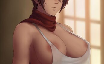 Mikasa Ackerman Mini Tanktop by savagexthicc | Attack on Titan Hentai 21