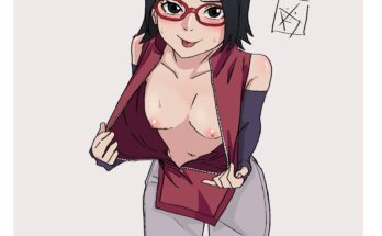 Sarada Tiny Peek by aldwelter | Naruto Hentai 10