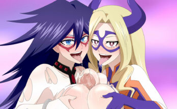 Midnight and Mt. Lady Double Paizuri by GGC | My Hero Academia Hentai 9