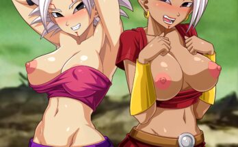 Caulifla and Kale Flash Their Tits by Sano Br | Dragon Ball Hentai 4