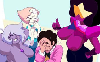 Garnet Hentai, Amethyst and Pearl by inkershike