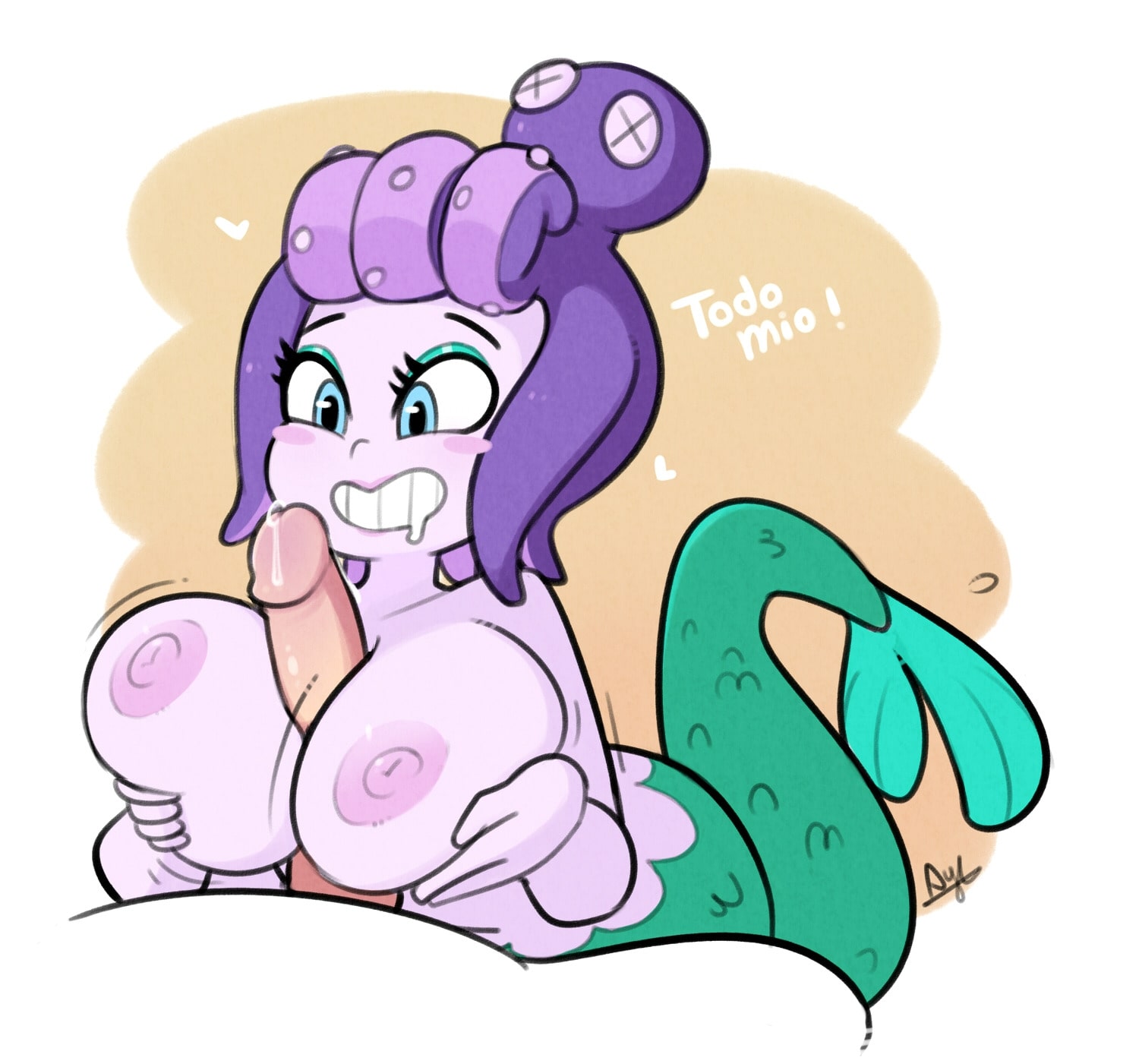 Cala Maria Titjob by ayb | Cuphead Hentai 1 Cala Maria Titjob by ayb