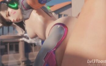 D.Va Rammed From Behind by lvl3toaster Overwatch