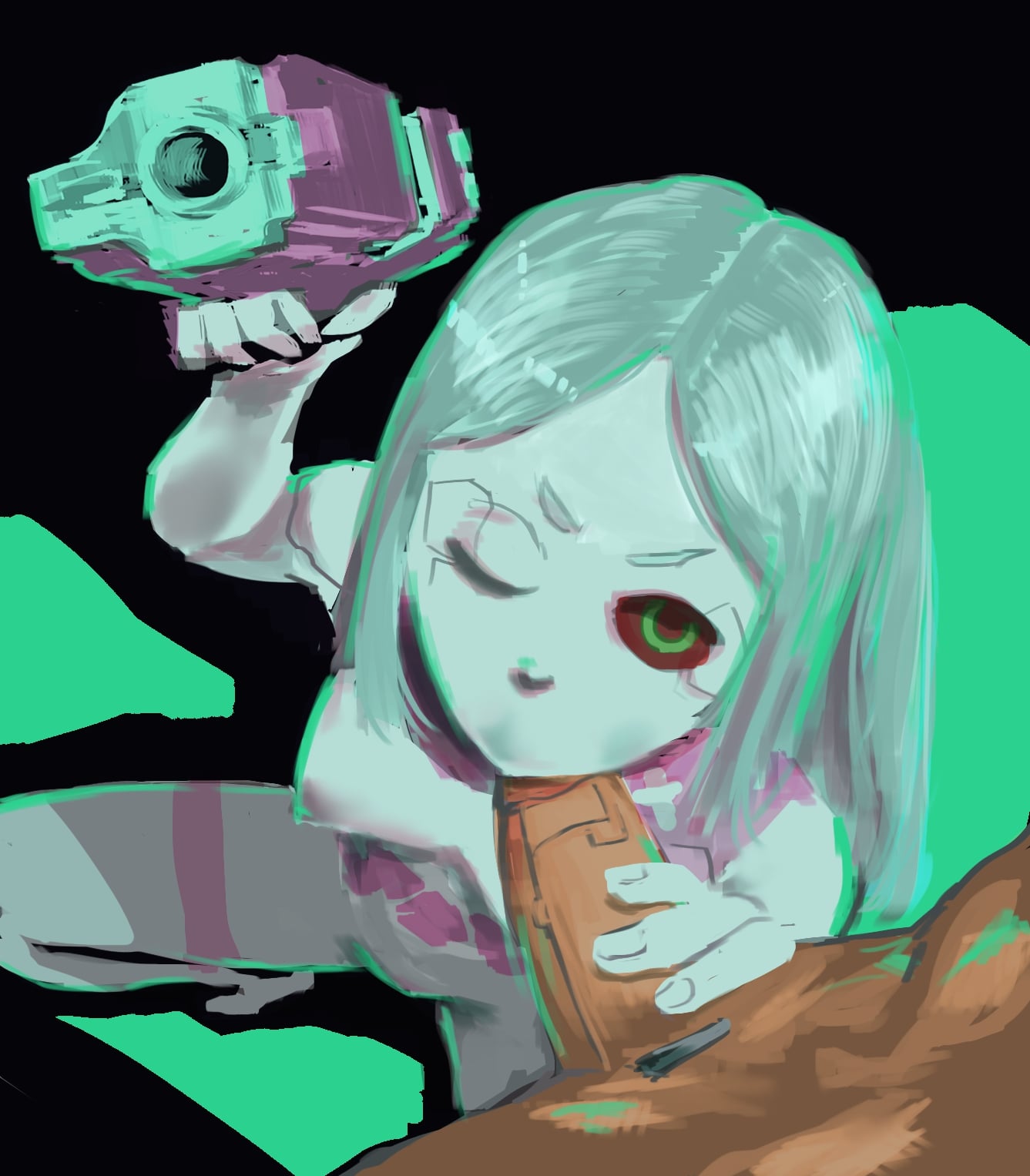 Rebecca Sucking by wanrtb | Cyberpunk: Edgerunners Hentai 1 Rebecca Sucking by wanrtb