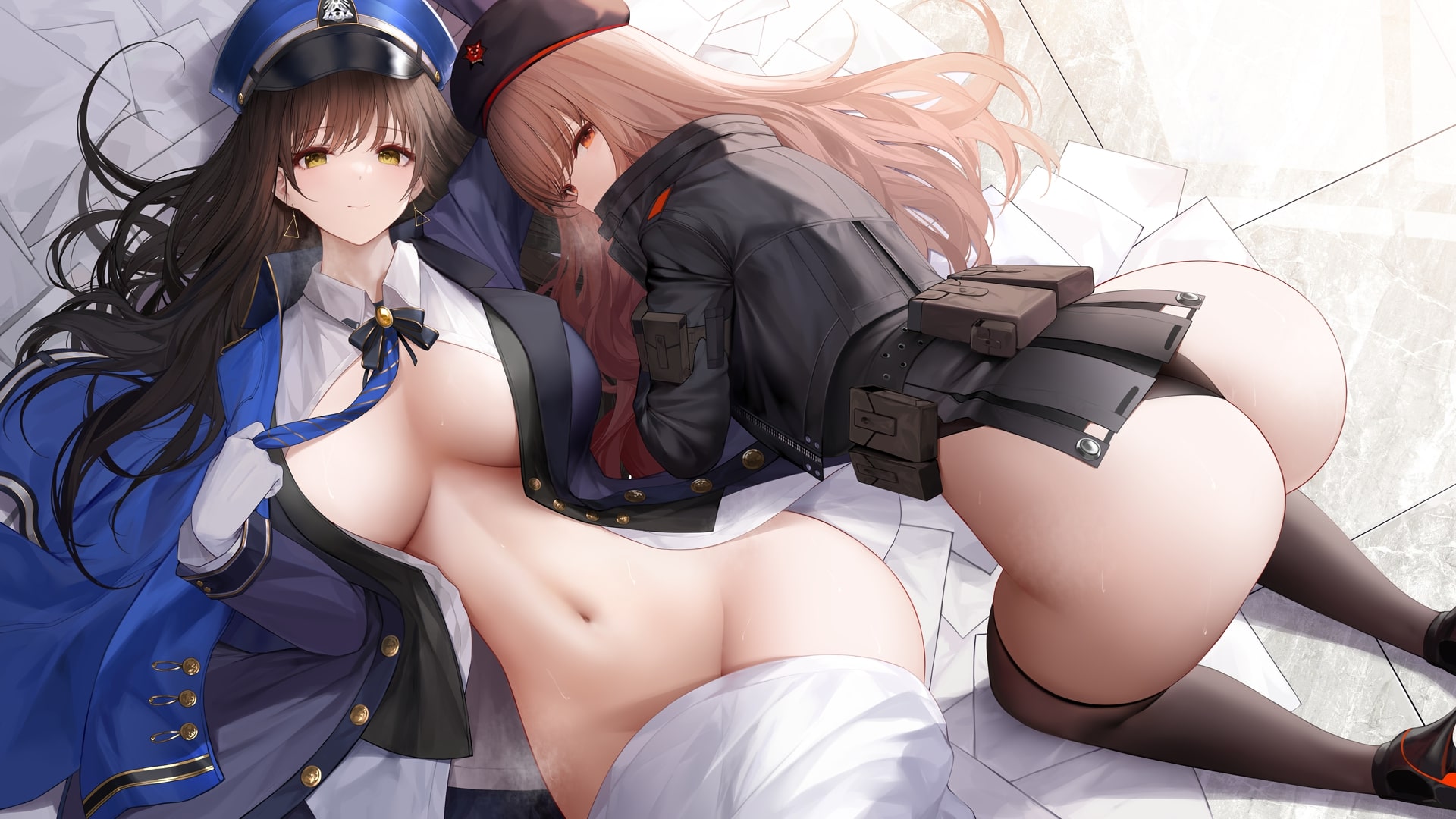 Diesel and Rapi is Waiting by An yasuri | GODDESS OF VICTORY: NIKKE Hentai 1 Diesel and Rapi is Waiting by An yasuri