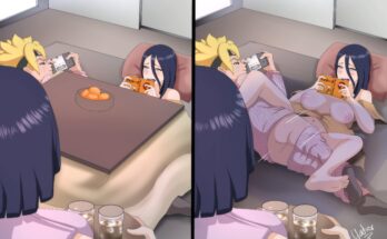Boruto and Hanabi Sneaky Sex