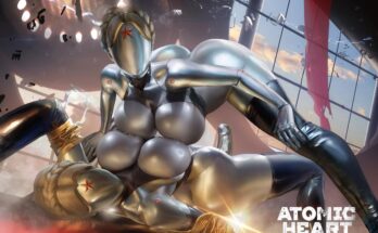 Ballerina Robot Twins by Sakimichan
