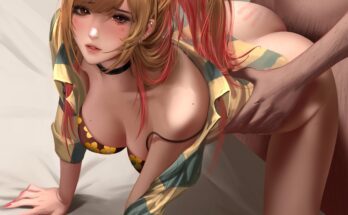Marin Kitagawa Cloth On Doggystyle by Liang Xing