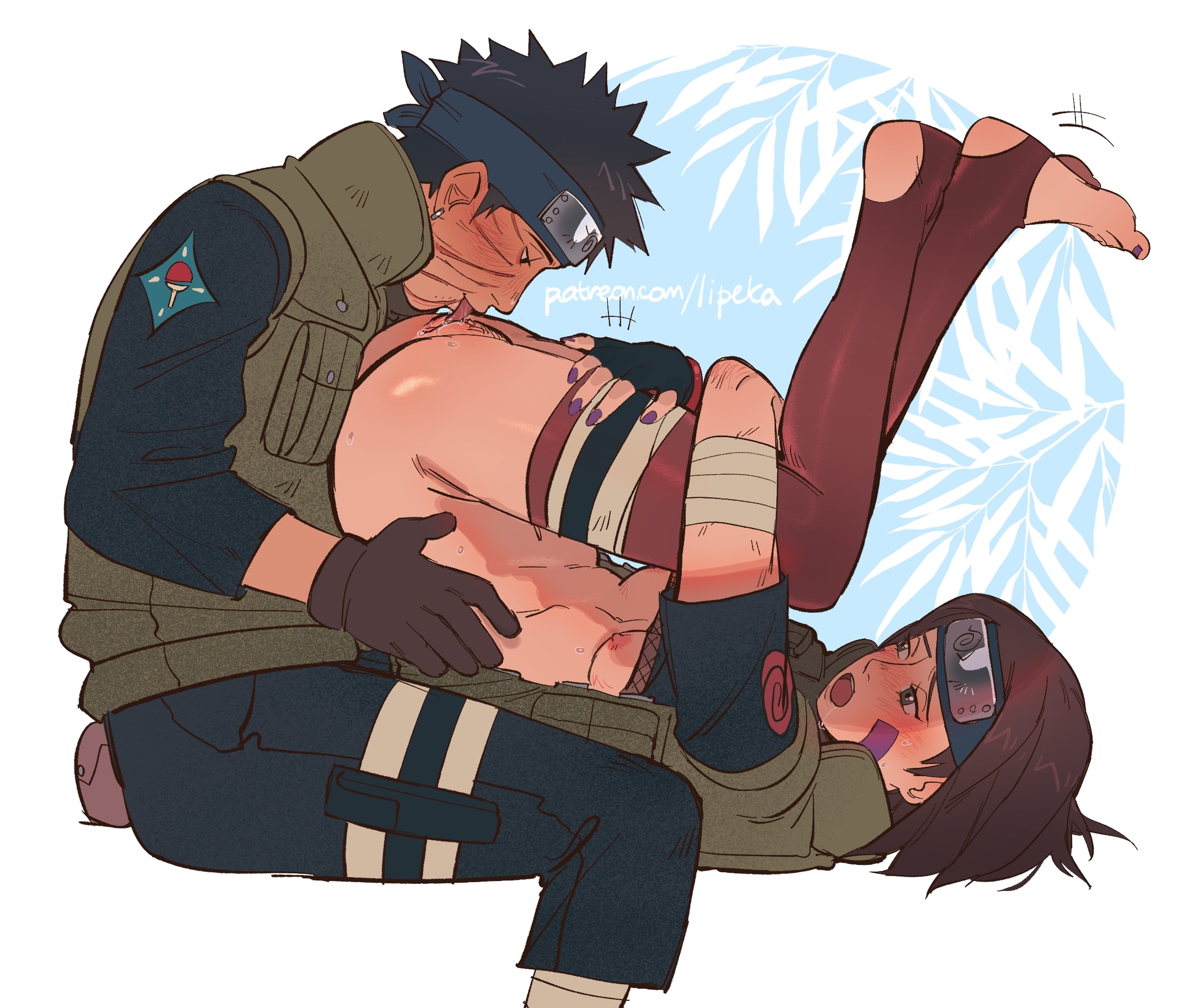 Obito Eating Rin's Pussy by Lipeka | Naruto Hentai 1 Obito Eating Rin's Pussy by Lipeka