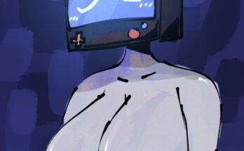 Chubby Auntie TV Woman by tonzuuboba