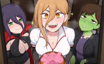 Reze, Power and Kobeni Trick or Treat by Afrobull Chainsaw Man 1