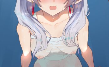 Frieren on Wet Dress by araneesama Sousou no Frieren