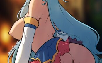 Aqua So Fine by kinkymation | KonoSuba Hentai 19