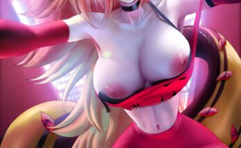 Cherri Bomb by Sakimichan Hazbin Hotel-min
