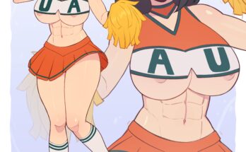 Cheerleader Nana Shimura by satelyte My Hero Academia-min