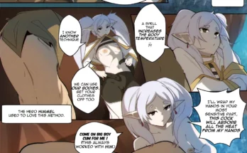 Frieren Giving Warm Handjob For Stranger by pinkseito Sousou no Frieren