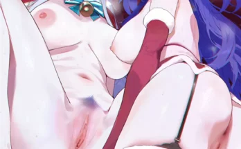 Ushio Noa and Hayase Yuuka Christmas Nude – misaka12003 – Blue Archive Hentai 19