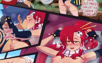 Kamina X Yoko Littner – Hornygraphite – Tengen Toppa Gurren Lagann Hentai 5