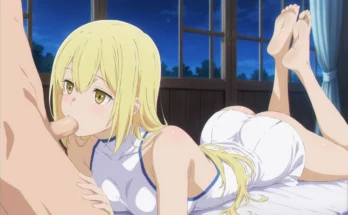 Aiz Wallenstein Casually Sucking Dick by seasonanimes | Danmachi Hentai 11