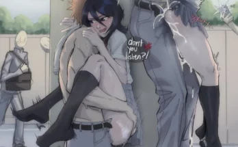 Ichigo X Rukia Public Sex by kumkwat art – Bleach Hentai 19