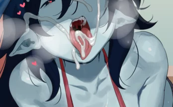 Thirsty Marceline by nia4294 – Adventure Time Hentai 9