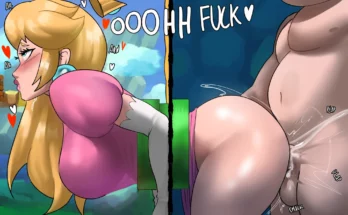 Princess Peach Is Stcuk by Echosaber – Mario Hentai 21
