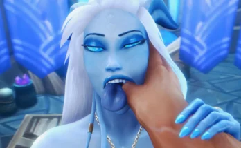 POV Sex With Pyrista (Draenei) by Noname55 – World of Warcraft Hentai 1