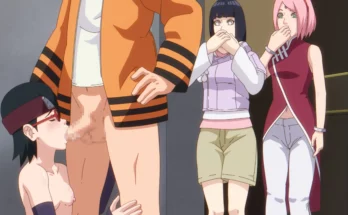 Sakura and Hinata Caught Naruto and Sarada in Action by Mrchungus – Boruto Hentai 3