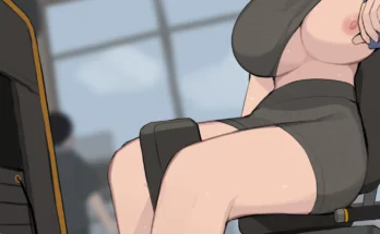 miyamoto chihiro quick flashing at the gym by pepper0 – original 1