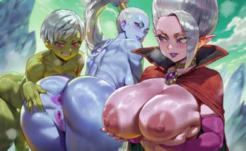 Cheelai, Vados and Arinsu by Shexyo – Dragon Ball Hentai 5