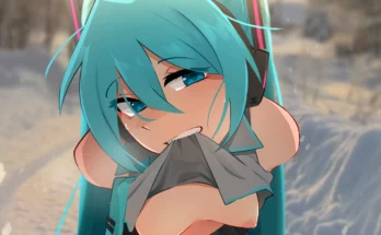 hatsune miku winter flash by khyleri – vocaloid